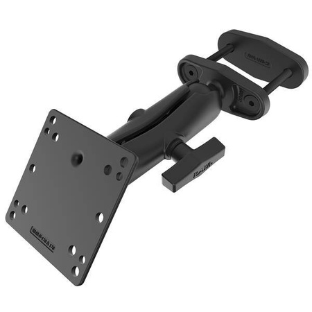 RAM® 2.5" Square Post Clamp Mount cu placă VESA 100x100mm