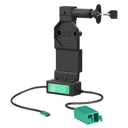 Dock de blocare GDS® Uni-Conn™ + USB-A dublu cu buton de eliberare