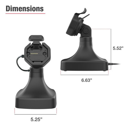 GDS® Uni-Conn™ Dock alimentat cu înclinare și pivotare cu PoE + date