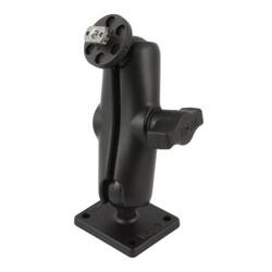 RAM® Drill-Down Suport dublu cu bilă cu adaptor pentru panou plat