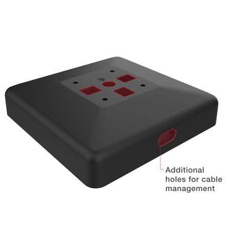 Baza platformei cu greutate RAM® cu model cu 4 găuri pentru docuri cu piedestal GDS