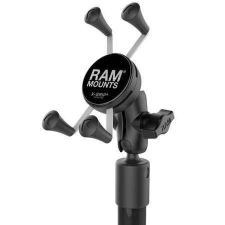 Suport pentru telefon RAM® X-Grip® cu bază de aspirație RAM® Twist-Lock™ și stâlp de 18