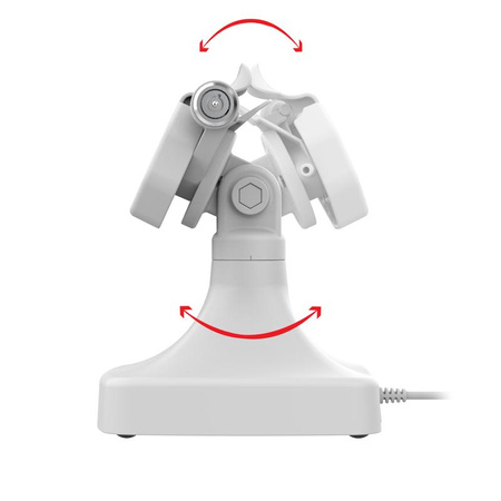 GDS® Uni-Conn™ Powered Locking Tilt & Swivel Dock cu USB-C - Gri