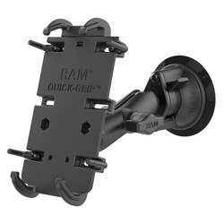 Suport pentru telefon RAM® Quick-Grip™ XL cu ventuză Twist-Lock™ - Mediu
