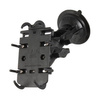 Suport pentru telefon RAM® Quick-Grip™ cu bază cu clichet de aspirație RAM® Twist-Lock™