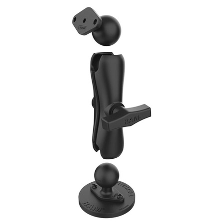 RAM® Tough-Mag™ Suport magnetic rezistent cu placă diamantată - mediu