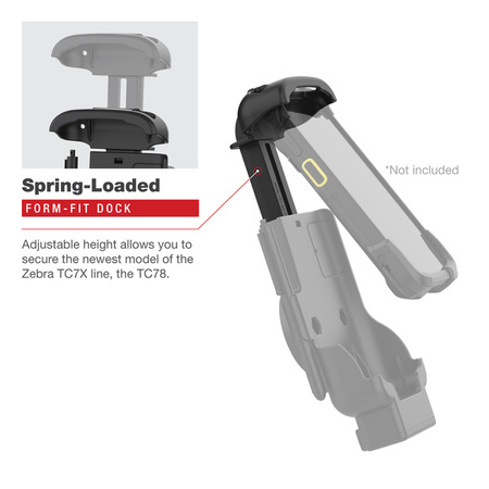 RAM® Key-Locking Form-Fit Holder pentru Zebra TC73 & TC78