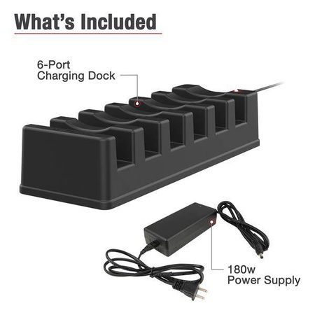 GDS® 6-Port Powered Dock pentru tablete cu IntelliSkin®