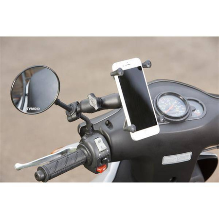 RAM® X-Grip® Suport mare pentru telefon cu bază pentru șină mică Torque™ - braț mediu