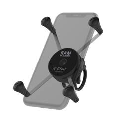 RAM® X-Grip® Suport mare pentru telefon cu bază de ghidon cu profil redus Zip Tie