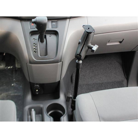 Suport pentru vehicul RAM® Pod HD™ cu tijă de aluminiu de 12" și placă diamantată