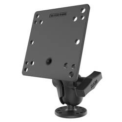 RAM® Suport dublu cu bilă cu placă VESA 100x100mm - dimensiune C scurt