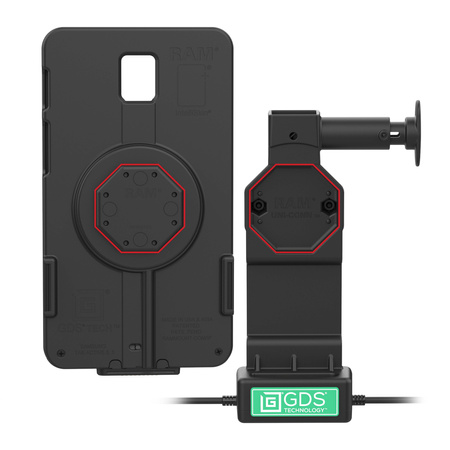 GDS® Uni-Conn™ Dock + Dual USB-A & USB-C cu buton de eliberare