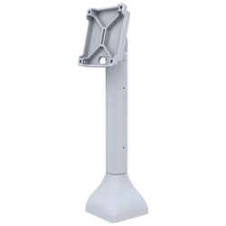 RAM® Suport pe piedestal de 14" cu VESA de 100 mm și 75 mm și traseu pentru cabluri - Gri