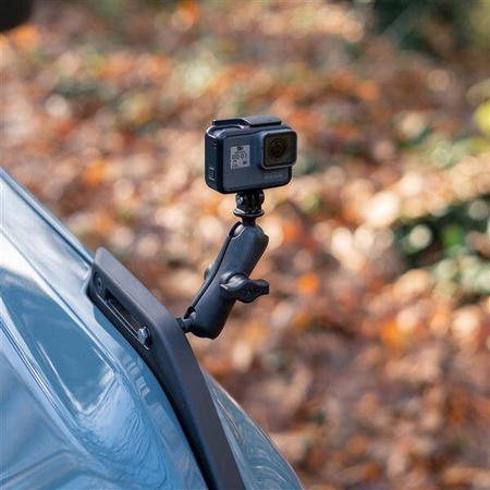 RAM® Tough-Ball™ pentru Bronco Hood Tie Down cu adaptor pentru cameră de acțiune