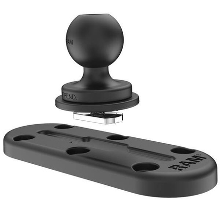 RAM® Tough-Track™ - șină compozită de 3" cu încărcare superioară