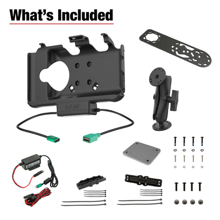 RAM® Aina PTT Voice Responder Pachet pentru vehicule pentru Samsung Tab Active5