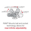 RAM® Universal Marine Electronic Mount - C Dimensiune scurt