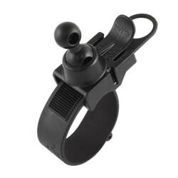 RAM® EZ-Strap™ Rail Mount cu adaptor scurt RAM® la Garmin cu bilă dublă