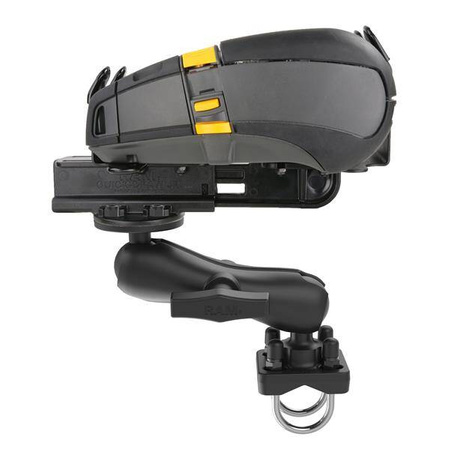 RAM® Suport pe stâlp pentru vehicule pentru imprimante mobile cu alimentare din spate