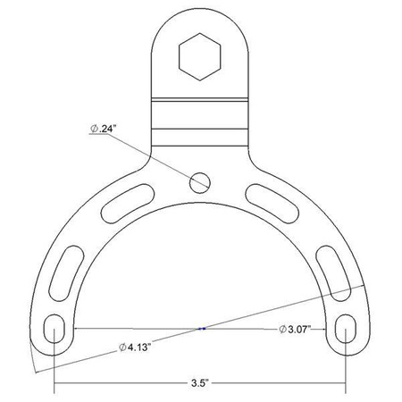 Suport pentru telefon RAM® X-Grip® cu bază mică pentru rezervor de benzină