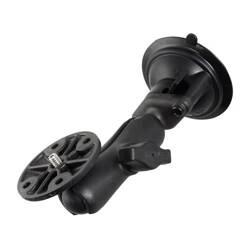 Suport de aspirație compozit RAM® Twist-Lock™ cu placă rotundă și știft 1/4"-20