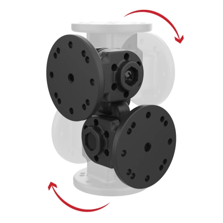 RAM® Suport pivotant dublu la 90 de grade