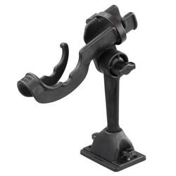 RAM ROD® Suport pentru tijă de pescuit cu bază de montare pe punte și șină