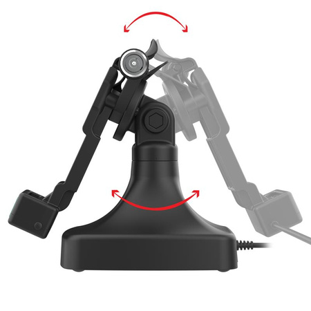 GDS® Uni-Conn™ Dock de blocare cu înclinare și pivotare cu PoE