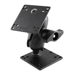 Suport dublu cu bilă RAM® cu două plăci VESA de 100x100 mm, ranforsate cu oțel