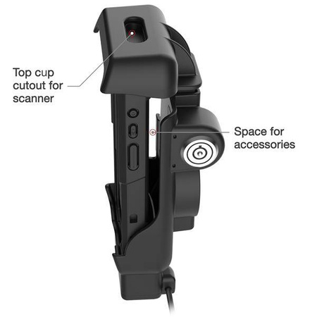 RAM® Locking Powered Dock + USB-A pentru Honeywell CT40/45/47 - știfturi încălzite