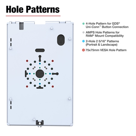 RAM® Safe-Case™ pentru tableta Zebra ET4x 10" - Gri