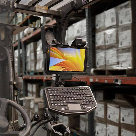 RAM® Universal Forklift Post Mount cu placă rotundă și opțiune accesoriu