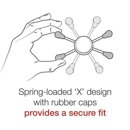 Suport mare pentru telefon RAM® X-Grip® cu bază de ghidon RAM® Tough-Strap™