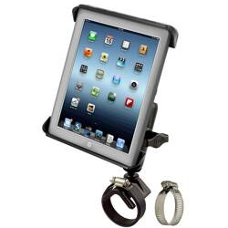 RAM® Tab-Tite™ Mount cu curea și bază cu clemă pentru furtun pentru iPad Gen 1-4 + Mai mult