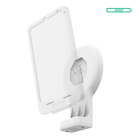 GDS® Uni-Conn™ Dock de perete cu receptor magnetic și PoE - Gri