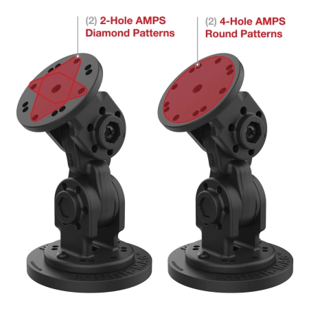 RAM® Suport magnetic cu pivot dublu la 90 de grade