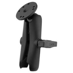 RAM® Braț cu soclu dublu cu placă sferică rotundă - Dimensiune C Medium