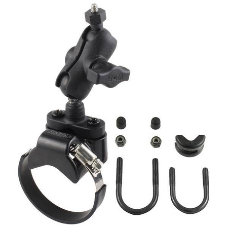 RAM® Suport compozit pentru șină ATV/UTV cu adaptor pentru cameră cu filet 1/4"-20