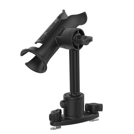 RAM® Tube Jr.™ cu RAM® Universal Adapt-A-Post™ Dual T-Bolt Track Base