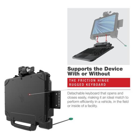 RAM® Power + Data Locking Dock pentru tableta Zebra ET8x 2-in-1