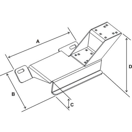 Baza pentru vehicul RAM® No-Drill™ pentru Ford F-150 '97-03 + Mai mult