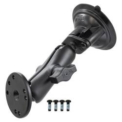 Suport cu ventuză RAM® Twist-Lock™ cu placă rotundă și hardware