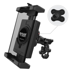 RAM® Quick-Grip™ Pro XL Suport pentru telefon cu amortizare a vibrațiilor, cu bază U-Bolt
