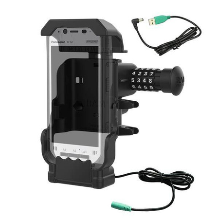 RAM® Powered Combo-Locking Dock pentru Panasonic Toughbook FZ-N1 & FZ-F1