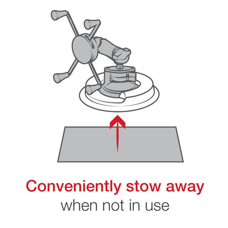 RAM® Baza portabilă pentru tabloul de bord cu fricțiune