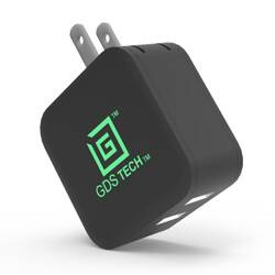 Încărcător de perete GDS® cu 2 porturi USB