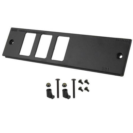 RAM® Tough-Box™ 2" Faceplate cu trei porturi de comutare