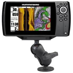 RAM® Drill-Down Suport dublu cu bilă pentru Humminbird Helix 7 - scurt