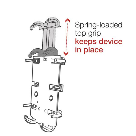 Suport pentru telefon RAM® Quick-Grip™ XL cu bază de ghidon RAM® Tough-Strap™